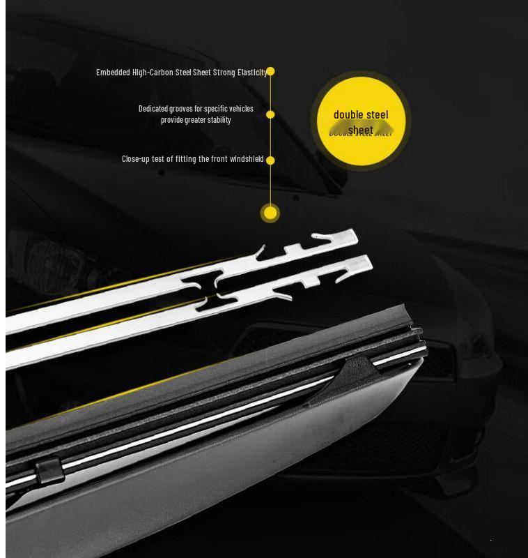 Бескаркасные бесшумные дворники для Toyota Alphard (2011-2019 гг.) 17 Моделей
