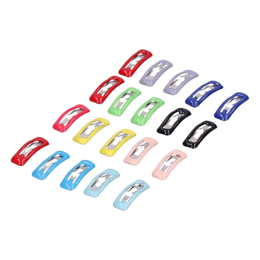 50pcs Stainless Steel Pet Hair Clips Snap On Small Pet Hairpins Pet Hair Accessories Guinea Pig
