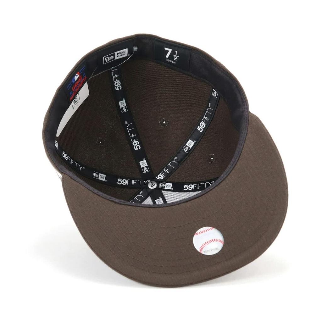Кепка NEW ERA 59FIFTY New York Yankees Brown x White 13562241 MLB (Коричневый/L/Мужской)