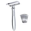 Melo Alloy Gentle On Full Body Hair Classic Includes Replacement Perfect for and Everyday Stainless Steel Razor Double-Edged Razor, Material, Holder,