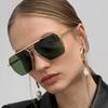 European American Style Sunglasses Women Square Shape Metal Frame Sun Glasses Women Driving Sunglass Male Female