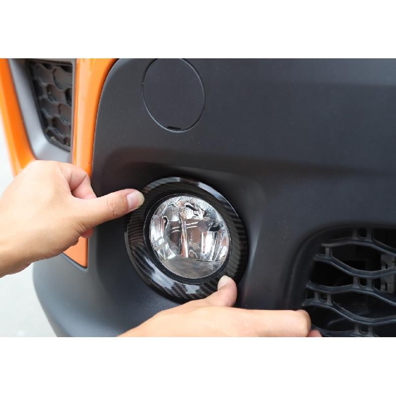 Передняя противотуманная фара автомобиля, декоративная кольцевая крышка для Jeep Renegade 2022, капоты для ламп, стильный экстерьер