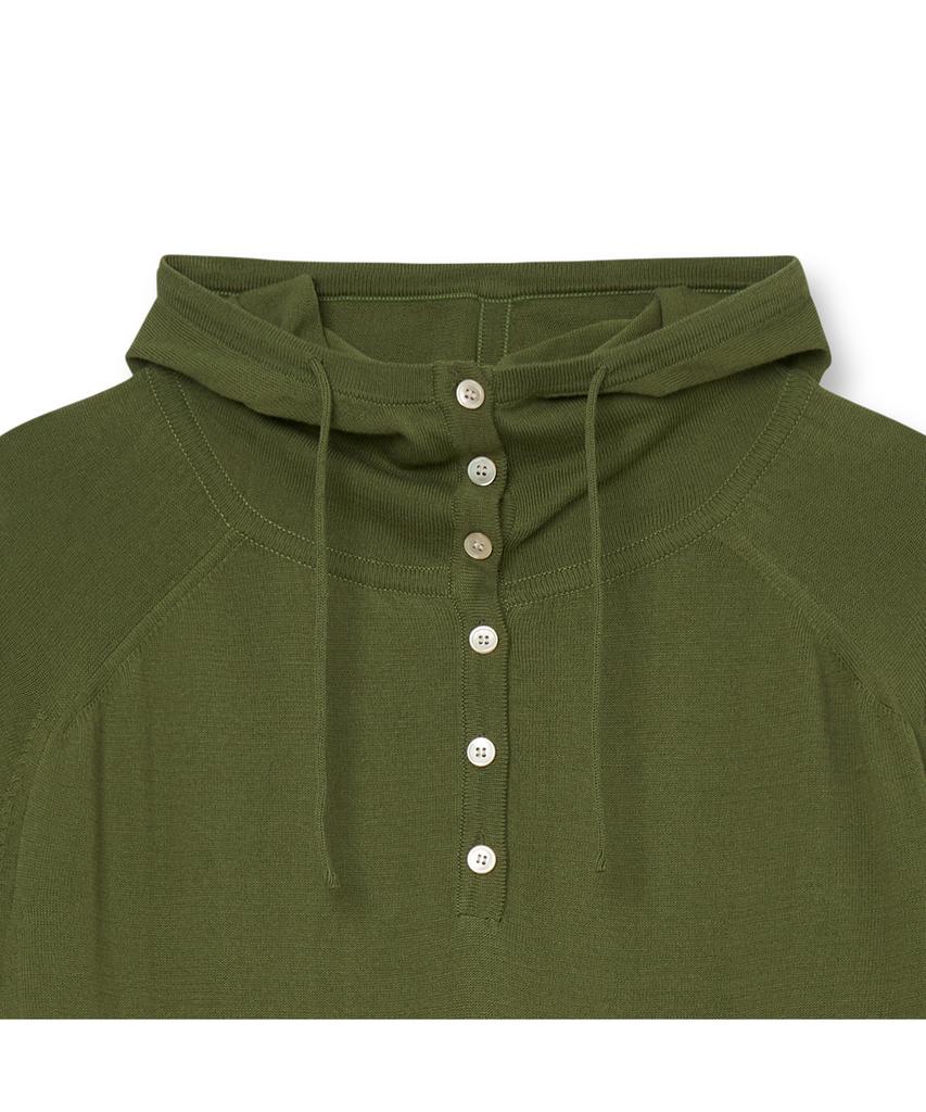 Iolo Organic Hooded Dress_Green