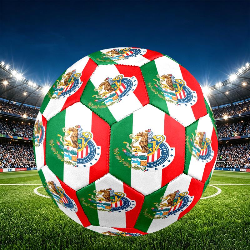 Футбольный мяч Club Deportivo Guadalajara, размер 5, из износостойкого ПУ, для матчей, тренировок и ежедневных занятий, подарок на день рождения для футбольных болельщиков