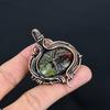 Dragon Bloodstone Jewelry, Handmade Gemstone Pendant, 999 Copper Wire Wrapped Pendant, Antique Jewelry, For Engagement Gift