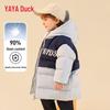Yaya Kids' Color-block Hooded Thick Warm Down Jacket