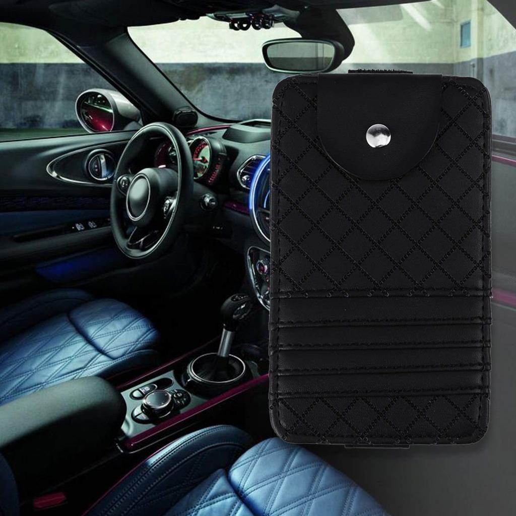 Карман для солнцезащитного козырька автомобиля VORCOOL для хранения вещей в автомобиле. Держатель для солнцезащитных очков. Держатель для карт. Хранение аксессуаров.