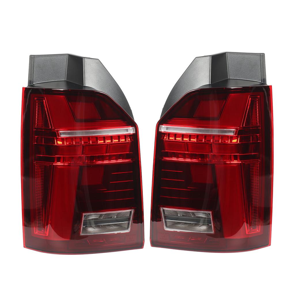 Динамические светодиодные задние фонари в стиле фейслифтинг для Multivan Transporter T6 до фейслифтинга 2016–2019 красный