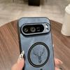 Тонкий мягкий кожаный чехол с рисунком оленя для Google Pixel 9 Pro XL 8A 8 7 Pro 7A, однотонный матовый ударопрочный чехол из ТПУ с беспроводной зарядкой и магнитным чехлом для телефона