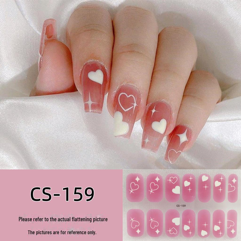 Водостойкие долговечные 3D-гелевые наклейки для ногтей без запекания — съемные и носимые дизайны для всех ногтей для женщин