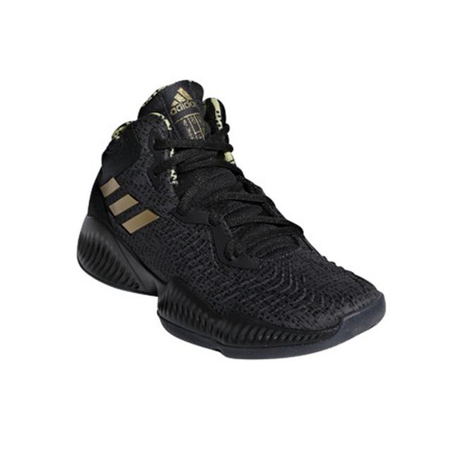 adidas Mad Bounce 2018 Высокие Ретро Баскетбольные Кроссовки Детские Кроссовки Черный Золотой BB7545
