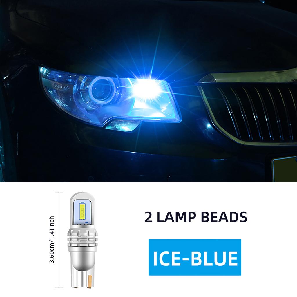 2 шт. светодиодные T10 W5W 168 194 CANBUS без ошибок для грузовика, внутренний свет для чтения, лампа номерного знака, белый 6000K 24V, аксессуары