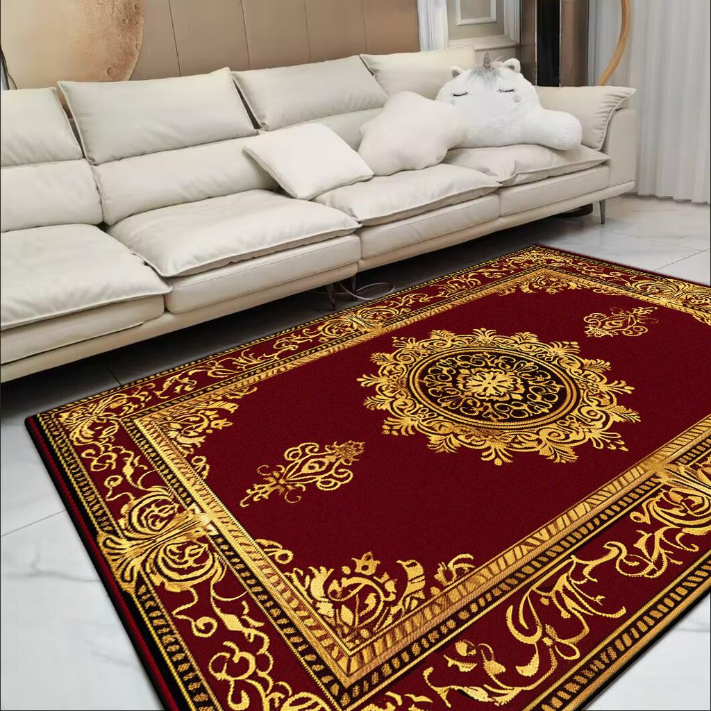 Великолепный европейский ковер для гостиной, ретро, большая площадь, украшение, ковры для диванной зоны, для спальни, гардеробной, нескользящие напольные коврики