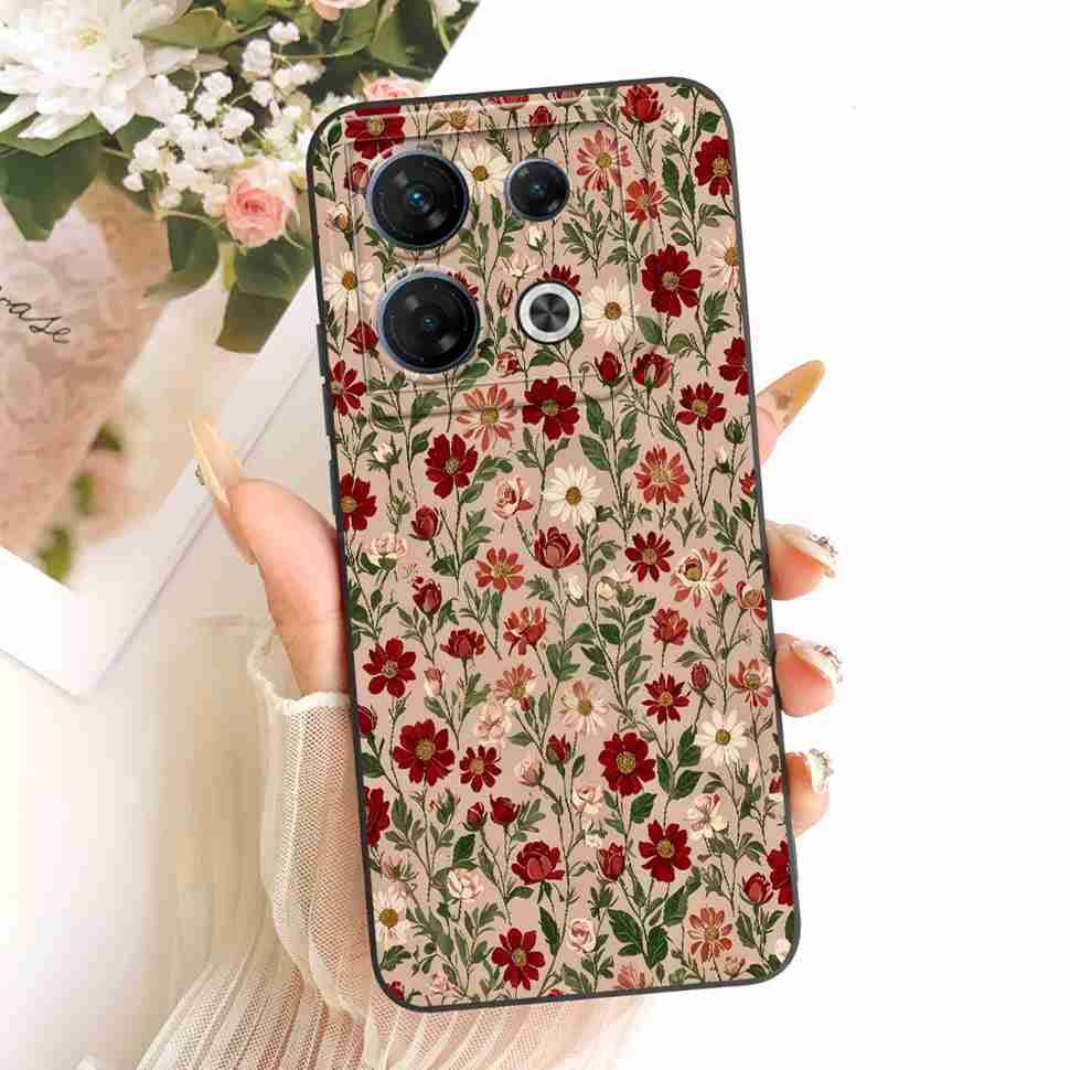 Чехол для Infinix GT 10 Pro 5G X6739, модный, разноцветные цветы, полностью мягкий силиконовый чехол для чехлов телефона Infinix GT 10Pro 10 pro 5G