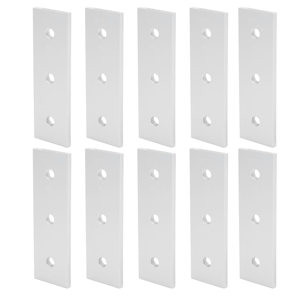 Aluminum Flat Connecting Joining Plate Flat Straight Mending Joining Plates Connecting Joining Plate Mending Fixing Plate