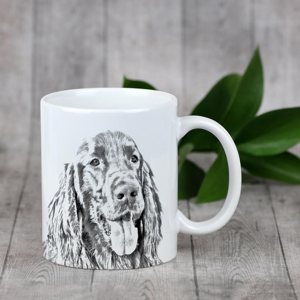 English setter, Lawerack, Laverack I - cup with a dog, cup with a photo, personalized gift from the Art-Dog brand