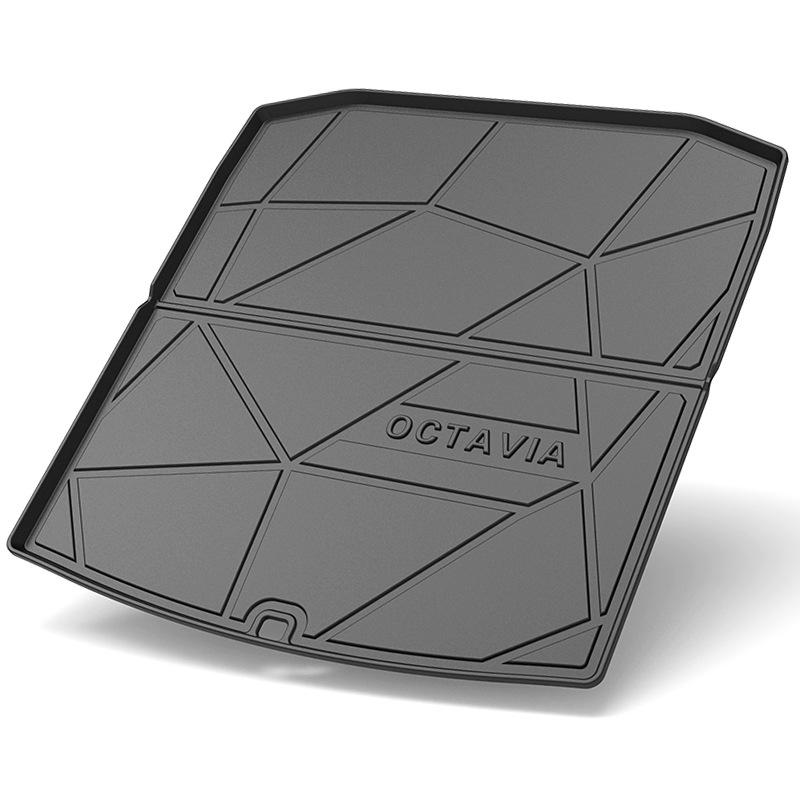 Индивидуальный коврик в багажник Octavia из ТПЭ для украшения хвостовой части