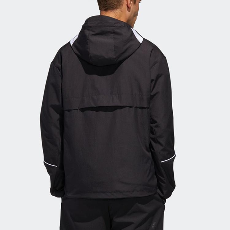 adidas W.N.D. Sports Stylish Hooded Jacket Black Men's GF4015