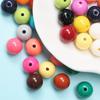 8 мм DIY Новые однотонные разноцветные круглые свободные бусины для изготовления ювелирных изделий, модные высококачественные бусины 100 шт.
