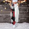 Women's Casual Fashion Sweatpants Christmas Printed Casual Pants
