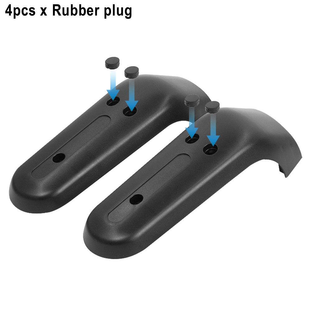6pcs Front Fork Cover Screws and 4pcs Rubber Plugs for Ninebot Max G30 G30D Electric Scooter Front Forks Protection Shell Parts