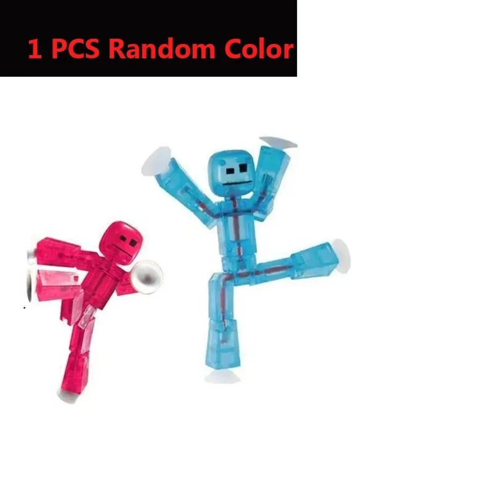 Игрушки Stikbot Фигурки Stick Bot на присоске Игрушки для мальчиков Смешная деформируемая фигурка-экшн tikbots Игрушки для детей Подарки на день рождения для взрослых