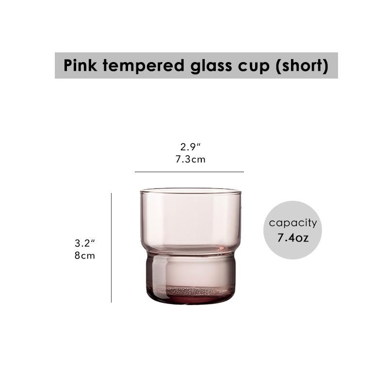 Стеклянные стаканы для лонг-дринков, цветные стаканы для питья, цветные стаканы, закаленное стекло для сока, напитков, пива, коктейлей