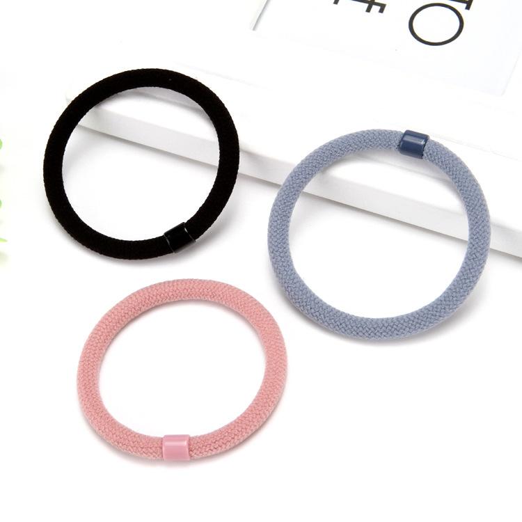 10pcs Women Basic Elastic Hair Bands Ponytail Holder Scrunchie Hair Rope Ties Rubber Band Headband Fashion Hair Accessories