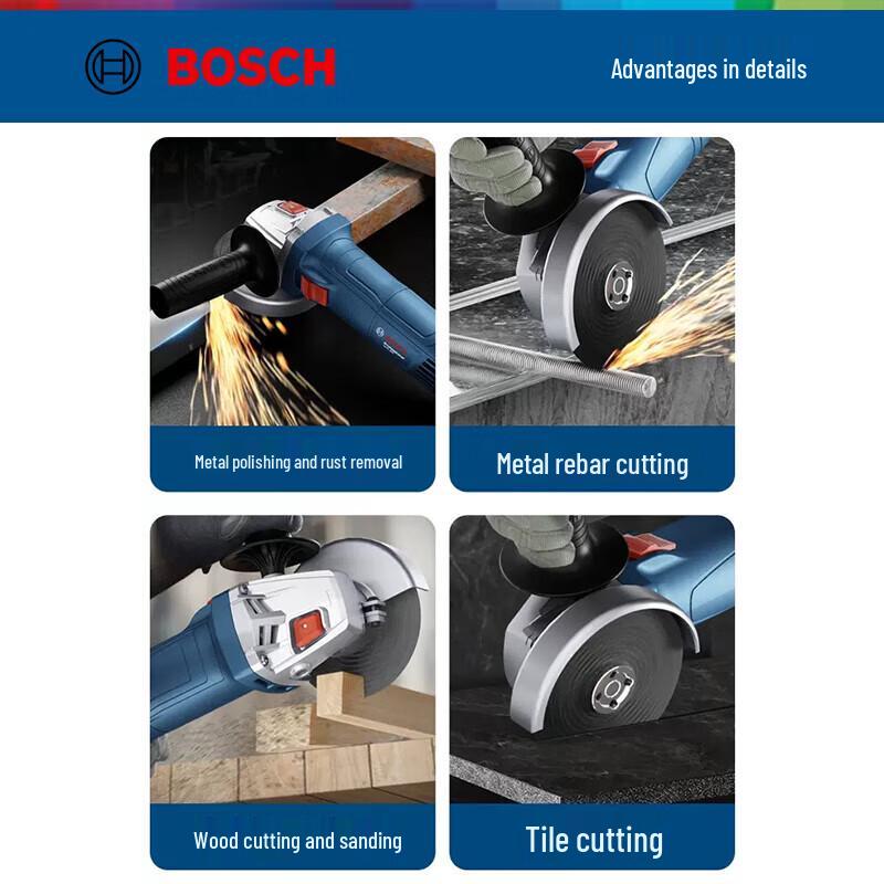 Bosch GWS 700 Angle Grinder CN plug (adapter included)