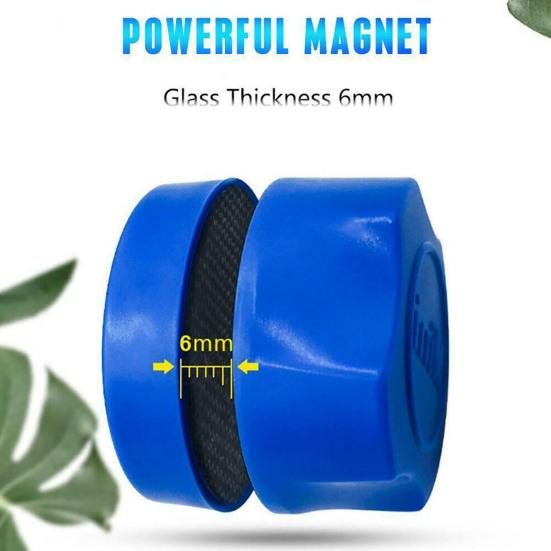 Мини-аквариум Магнитная щетка Окно Стекло Губка-скребок для очистки водорослей Инструмент