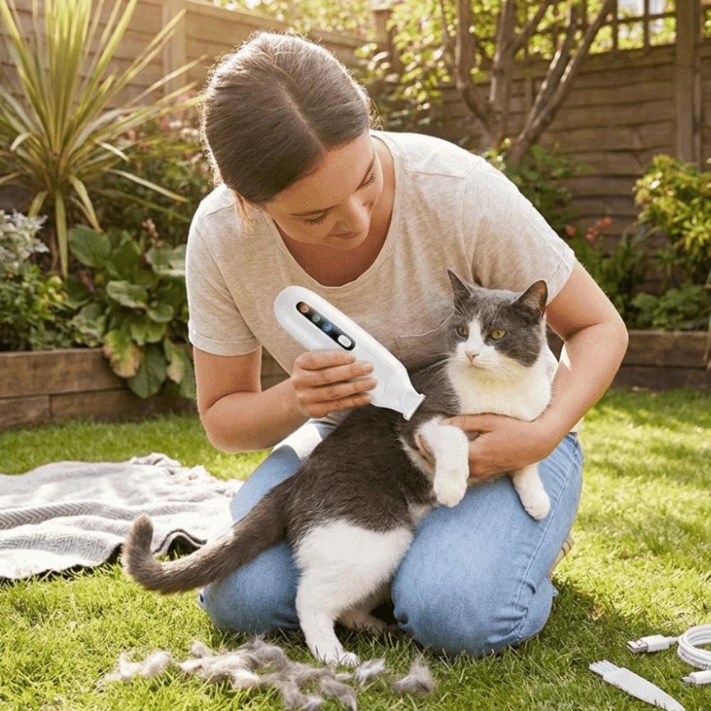 Rechargeable Dog Paw Trimmer LCD Display Electric Dog Clippers Cordless Cat Shaver  Paw Trimming
