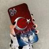 Чехол для телефона Turk Wolf Turkey Flag для iPhone 15,14,13,12,11,Plus,Pro Max,XS,X,XR,SE,Mini,8,7 Мягкий силиконовый черный чехол