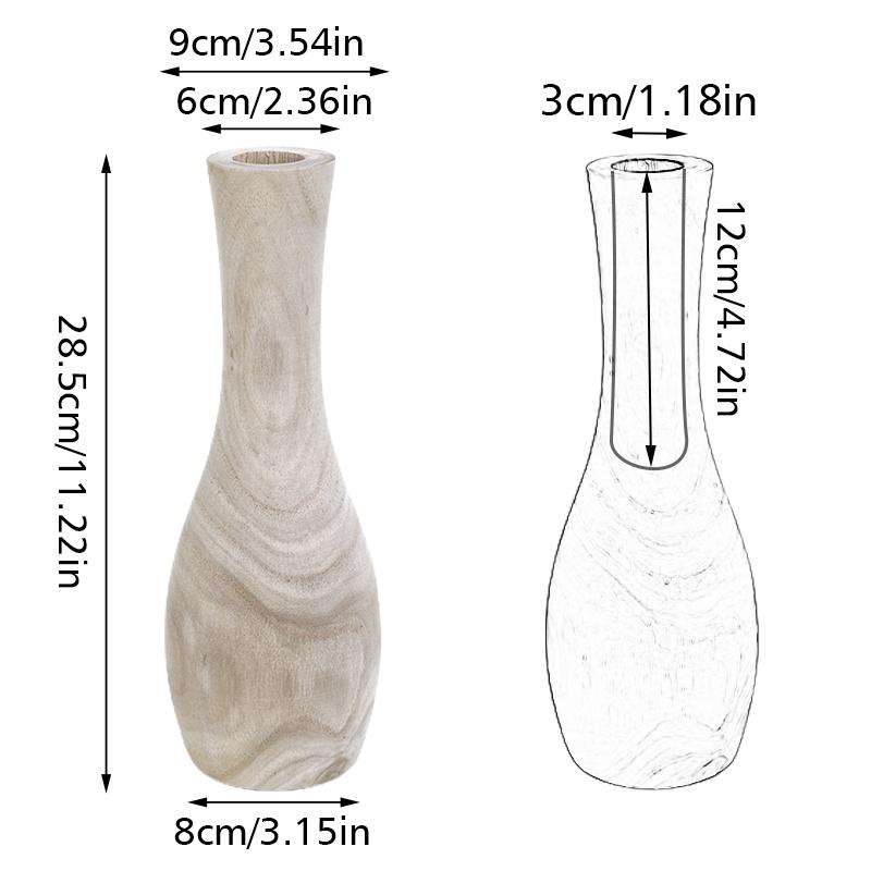 1 шт. Цветочная бутылка, цветочная композиция в стиле дзен, домашний декор, минималистичная деревянная ваза, шикарные сухоцветы