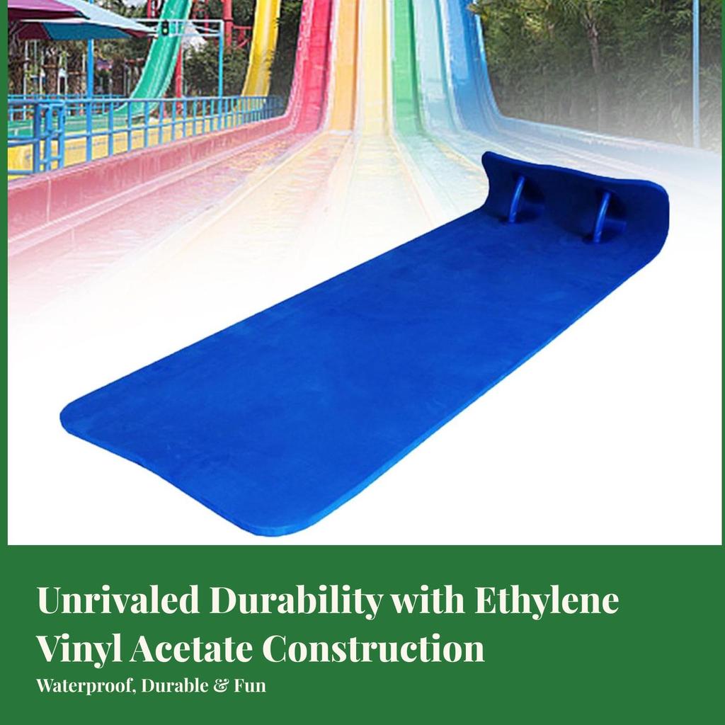 Водный плавающий матрас-поплавок, одеяло-горка, ЭВА, 175x50 см, Синий коврик для бассейна, Плавающий