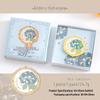 Зажимы для блокнота серии Ketchup Girl Garden, тема «Цветы» - 4 вида с металлической запеченной краской