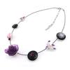 [J2800] — Дизайнерское колье «Свобода» фиолетового цвета