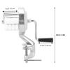Silver Macaroni Maker Aluminum Alloy Manual Pasta Extruder Pasta Maker Machine  Pasta Lovers