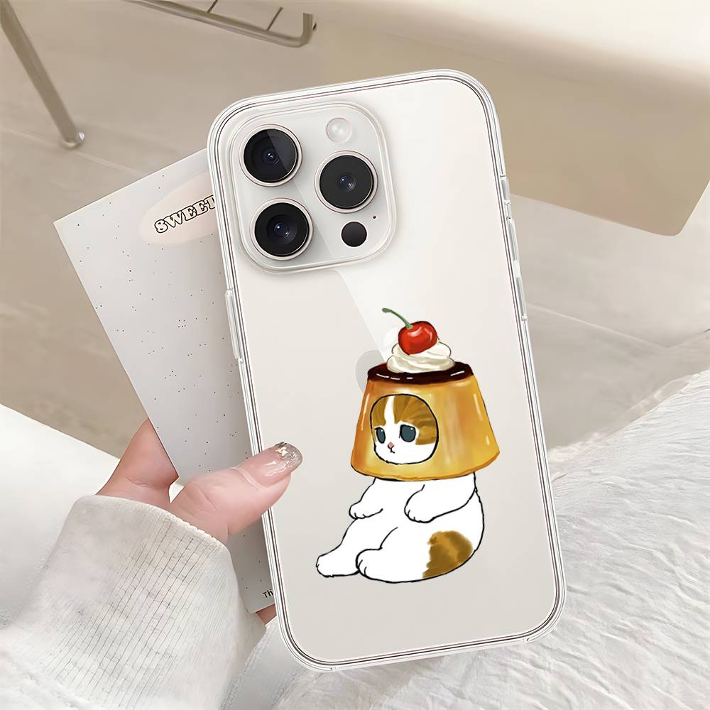 Чехол для телефона Милый M-Mofusands Для Samsung S26 S25 S24 S23 S22 S21 S20 Note20 Note10 Plus Ultra Lite Edge 5G Прозрачный Мягкий ТПУ Чехол
