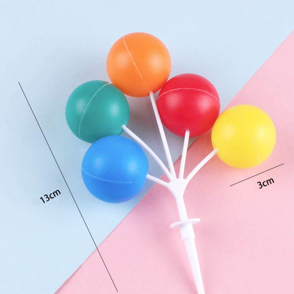 Топперы для кексов в виде воздушных шаров, пластиковые помпоны, карточки для торта, набор смешных карточек для вставки в торт, Рождество