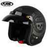 KRE Locomotive Helmet Retro Harley Half Helmet With Multiple Colors For Men And Women's Adult Half Helmet K+T66