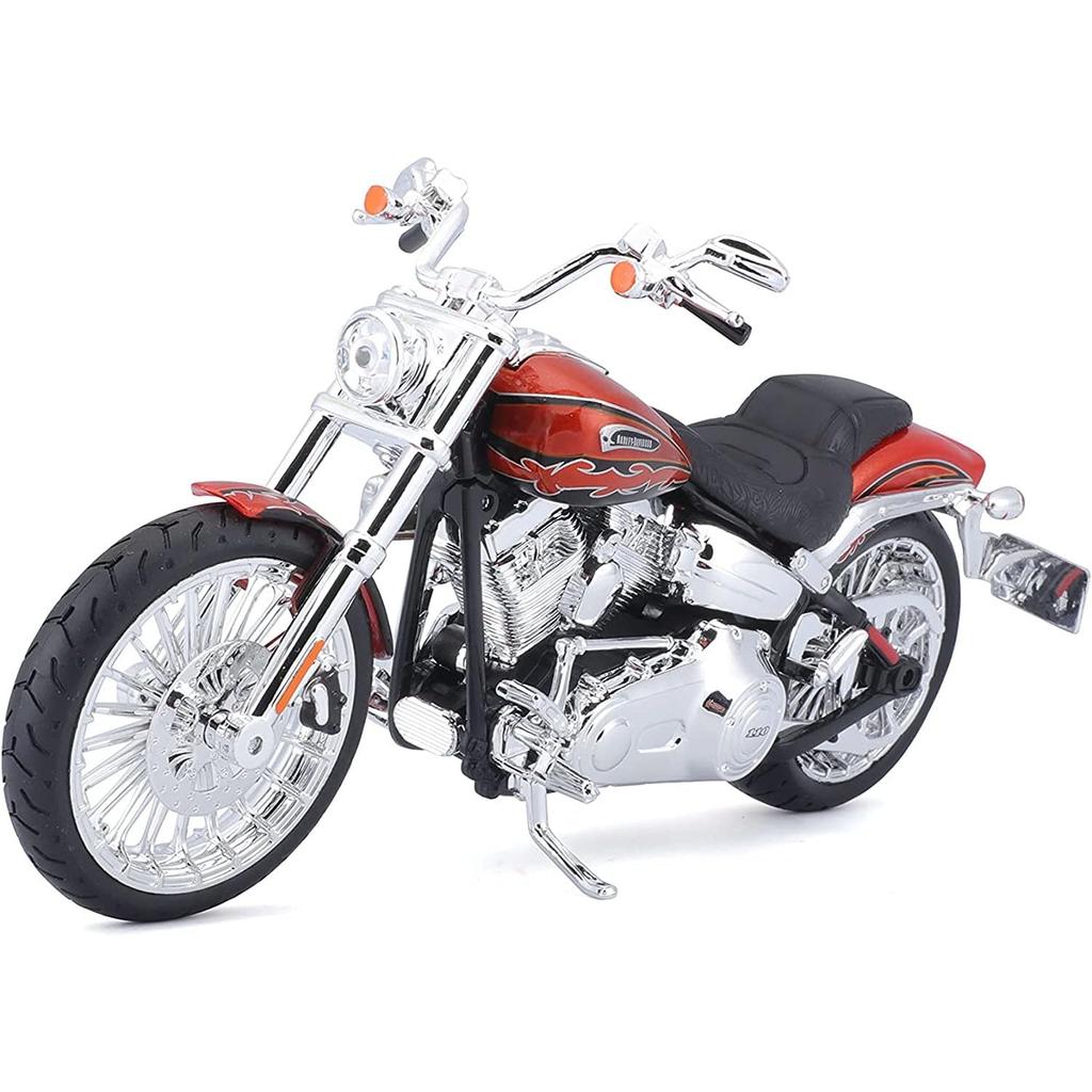 Maisto 1/12 Harley-Davidson 2014 CVO Breakout Оранжевый / Металлическая модель автомобиля Мотоцикл Готовый продукт 32327 [Параллельный импорт]