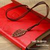 Retro Leaf Ring-Bound Travel Journal Notebook
