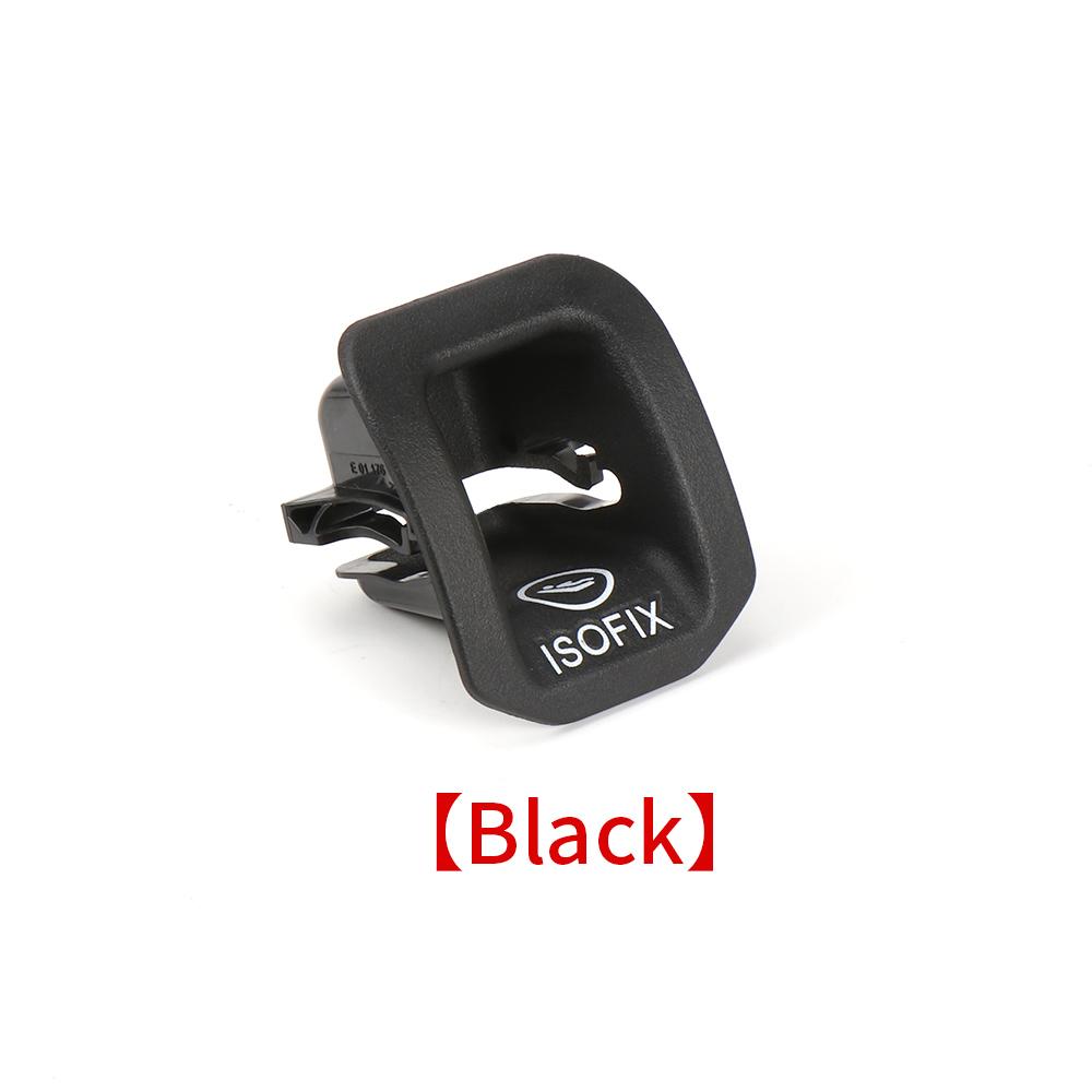 Car Rear Seat Hook ISOFIX Cover Child Restraint for Mercedes W156 W117 W176 Benz Cla GLA A Class Rear Seat Hook Bla Black Buckle