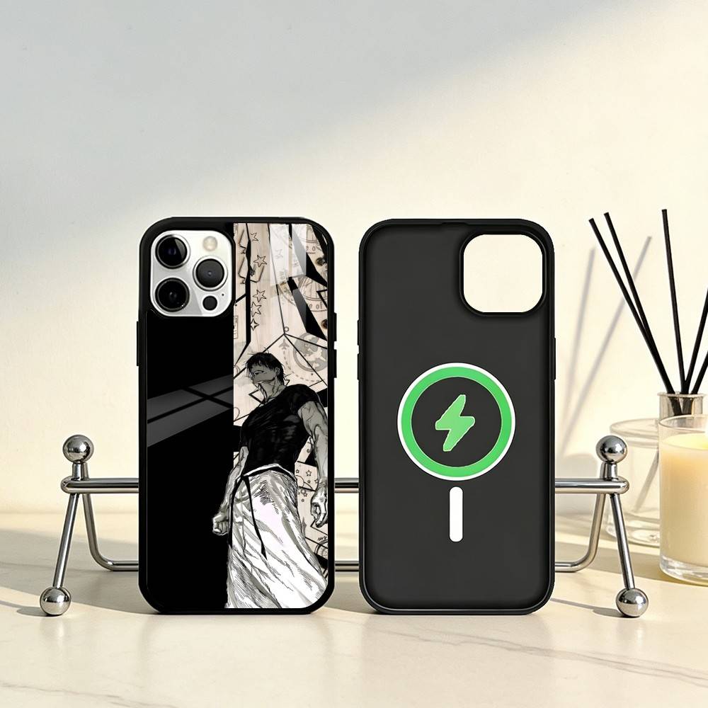 Чехол для телефона Toji Fushiguro Jujutsu Kaisen Для iPhone 17, 16, 15, 14, 13, 12, 11 Plus, Pro Max Магнитный Для Magsafe Беспроводной Зарядки