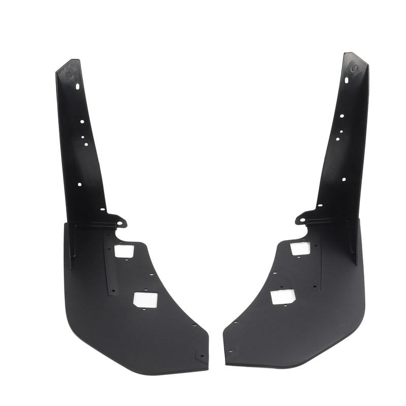 1 Pair of Front Bumper Corner Spoiler Black Prevent Collision Front Side Corner Winglet for Mustang GT500 2014 to 2021