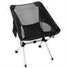 PYKES PEAK Кемпинговый стул обычного типа, сборный, складной, легкий, для кемпинга, для отдыха на природе, CH-01 [НОРМАЛЬНЫЙ/ЧЕРНЫЙ]