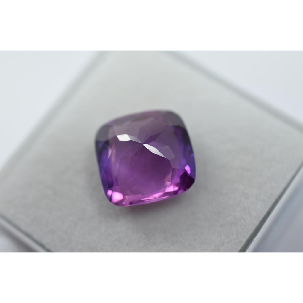 6.00 Ct Natural PURPLE Tanzanite Square Cushion Cut Rare Gemstone