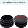 10 шт. 45 мм Заглушка 1 3/4 дюйма Труба Заглушка Нескользящая Круглая Пластиковая Заглушка Труба