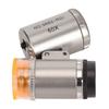 60X Mini Pocket Microscope Magnifier with LED Light Adjustable Portable Magnifying Glass UV