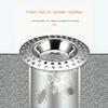 2PCS Stainless Steel Bathtub Sink Drain Strainer Hair Catcher Anti Clogging Bathroom Kitchen Shower Drain Cove Sink Accessories